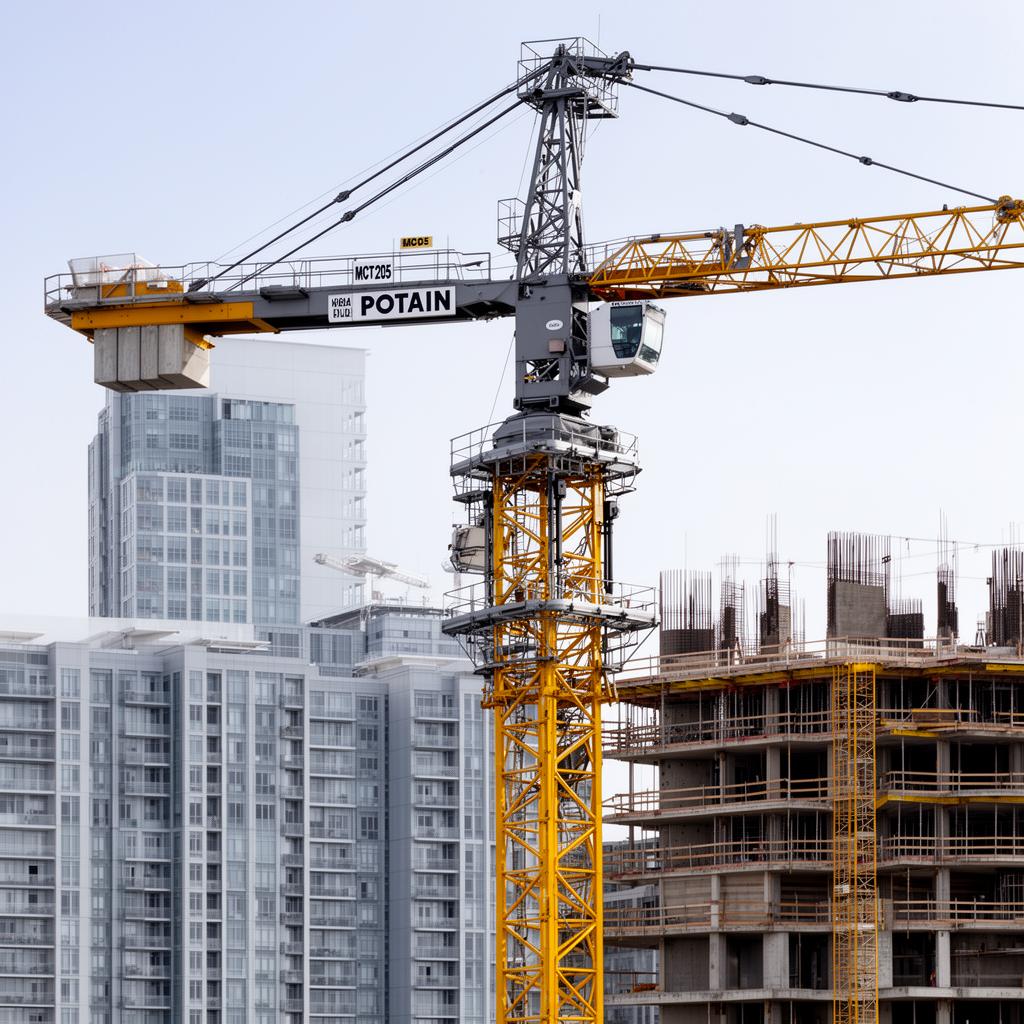 Potain MCT 205 — 10 tons Tower Crane