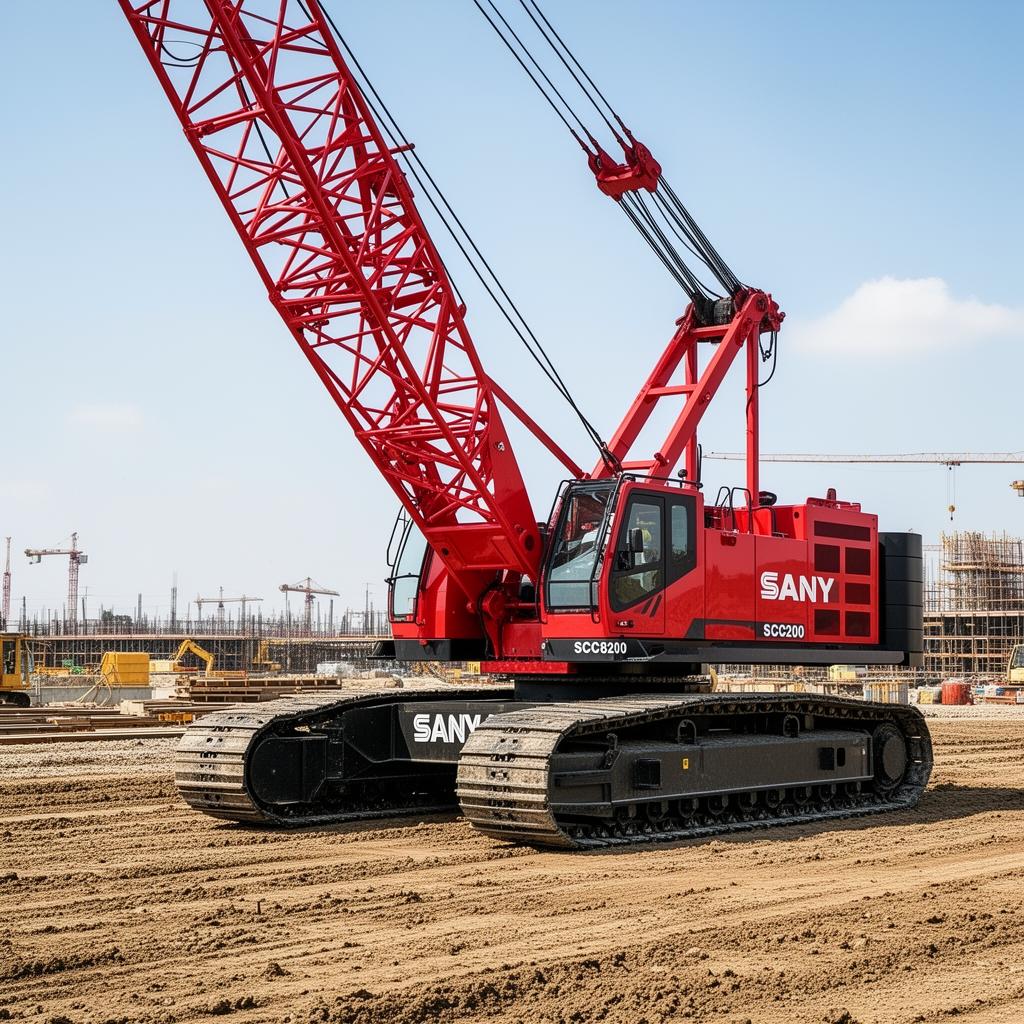 Sany SCC8200 — 200 tons Crawler Crane