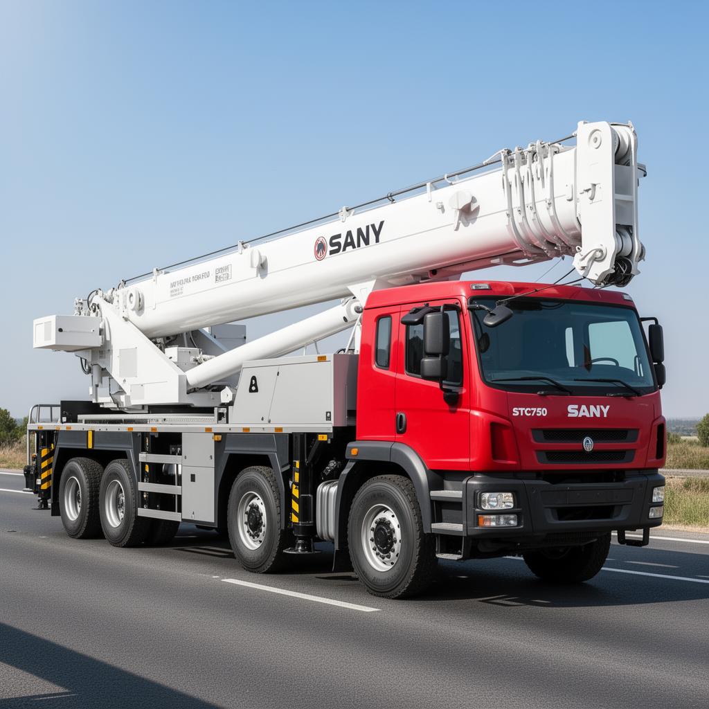 Sany STC750 — 75 tons Mobile Crane