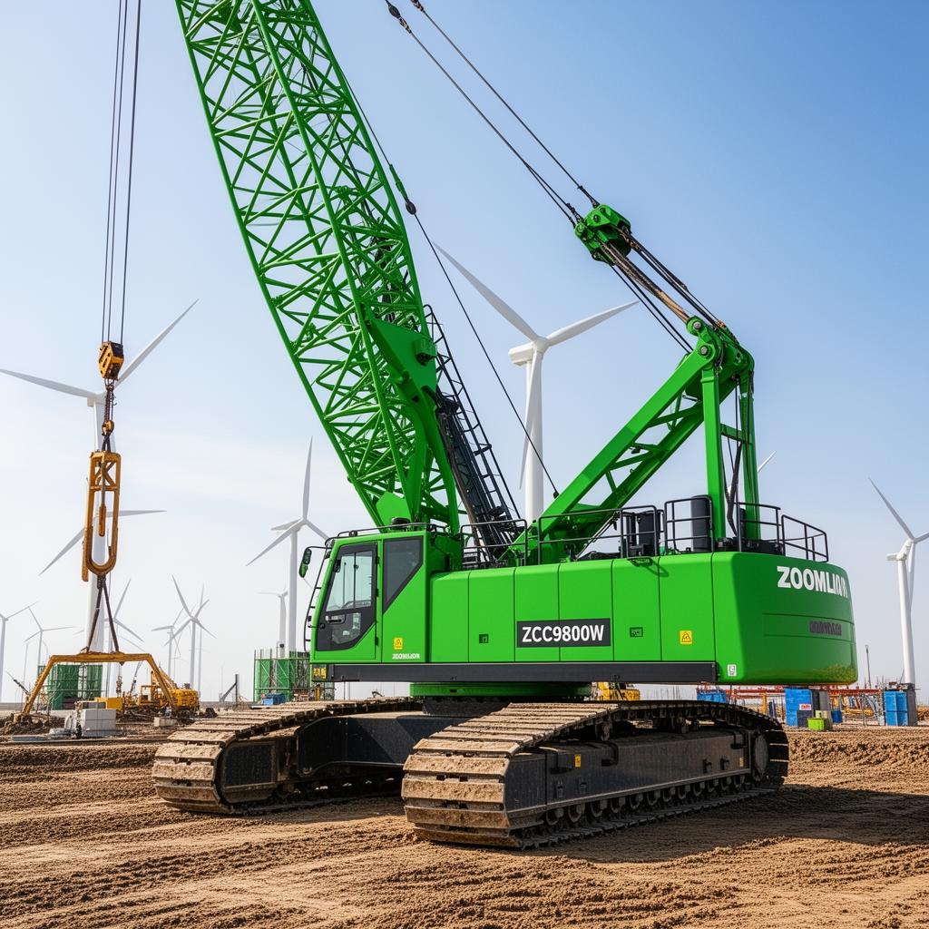 Zoomlion ZCC9800W — 800 tons Crawler Crane